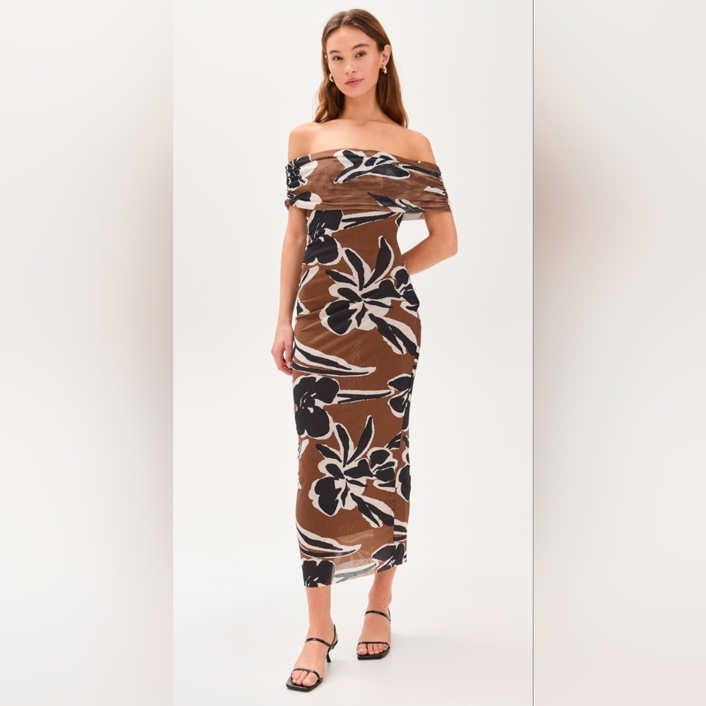 NWT! Cleobella, Cordelia Ankle Dress, Smoked Clover, Size Medium, MSRP $278